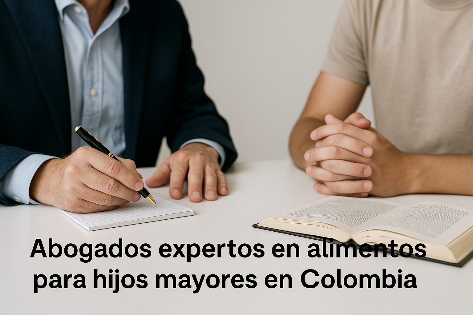 Abogados expertos en alimentos para hijos mayores en Colombia
